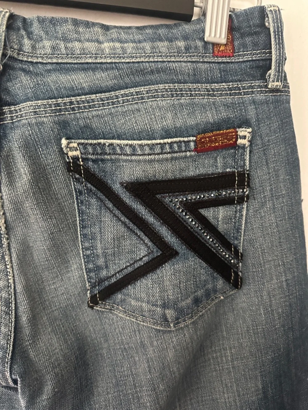 7 For All Mankind Flynt Bootcut Denim Y2K Jeans